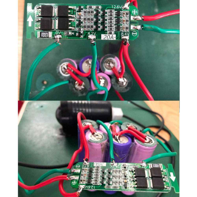 Modulo Cargador Bateria Litio Serie Bms S A V