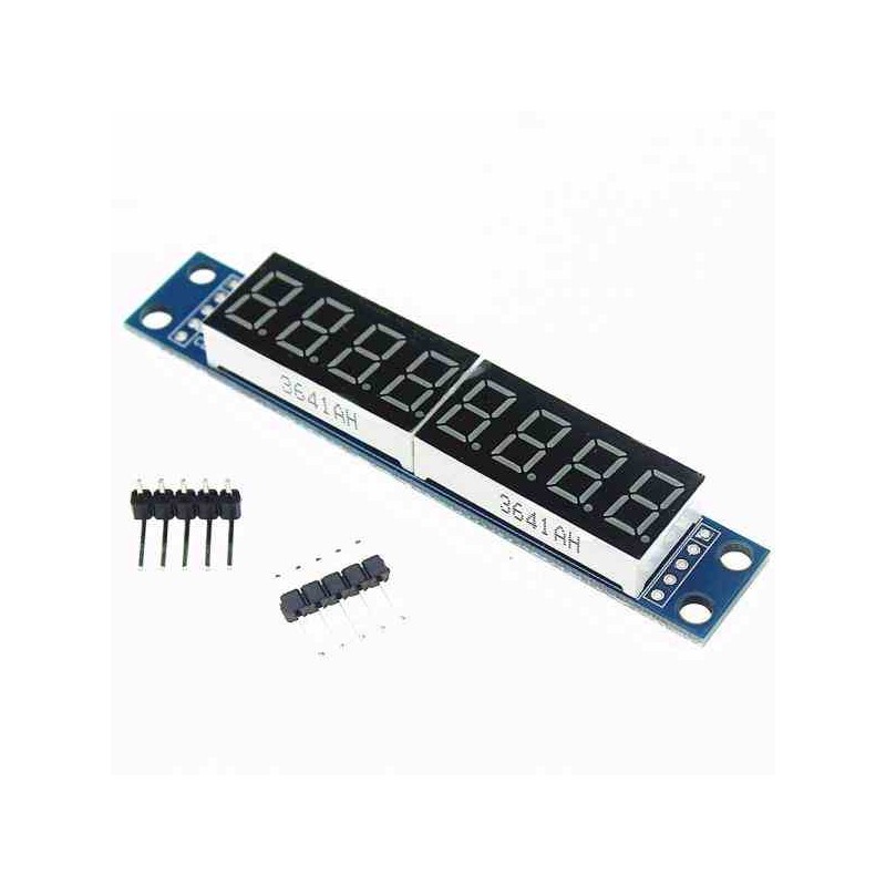 MÓDULO DE 8 DÍGITOS CON DRIVER MAX7219