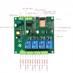 ESP12F RELAY X4 