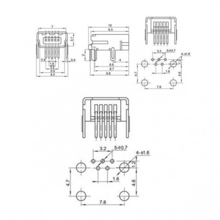 MINI USB-B 5P