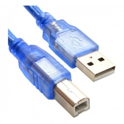 CABLE USB IMPRESORA 1.4M AZUL