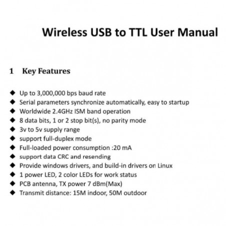 USB A TTL NRF24L01