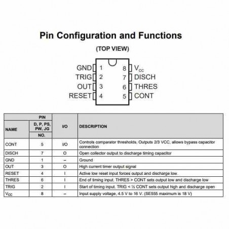 NE555 OSCILADOR / TEMPORIZADOR