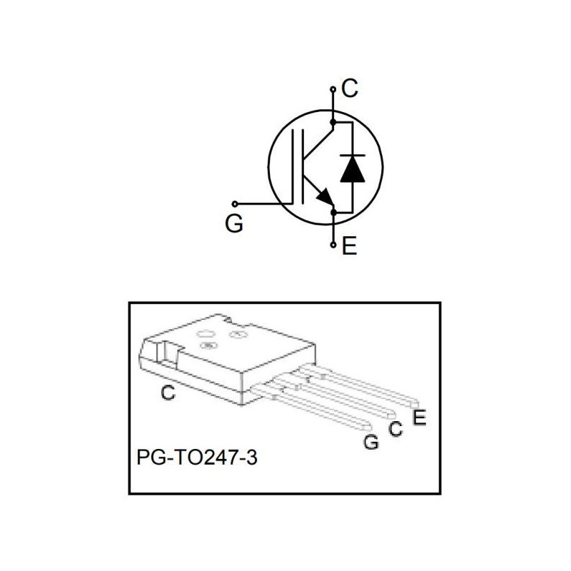 IKW75N60T (K75T60) TRANSISTOR IGBT 600V 75A