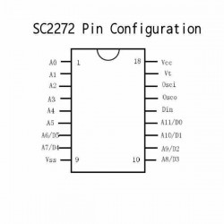 SC2272 T4 DECODIFICADOR RF