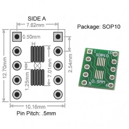 BOARD SMD DIP10