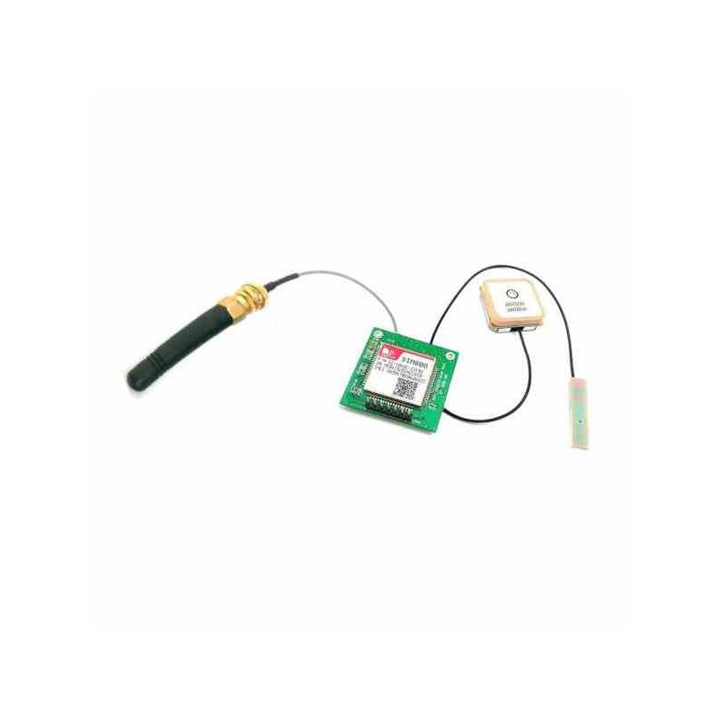 KIT MÓDULO SIM808 CON ANTENAS: GSM + GPS + BLUETOOTH