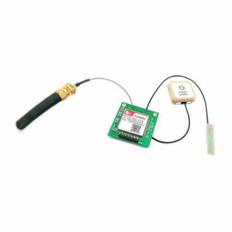 KIT MÓDULO SIM808 CON ANTENAS: GSM + GPS + BLUETOOTH