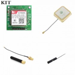 KIT MÓDULO SIM808 CON ANTENAS: GSM + GPS + BLUETOOTH