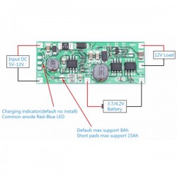 DC UPS 5V 12V A 12V