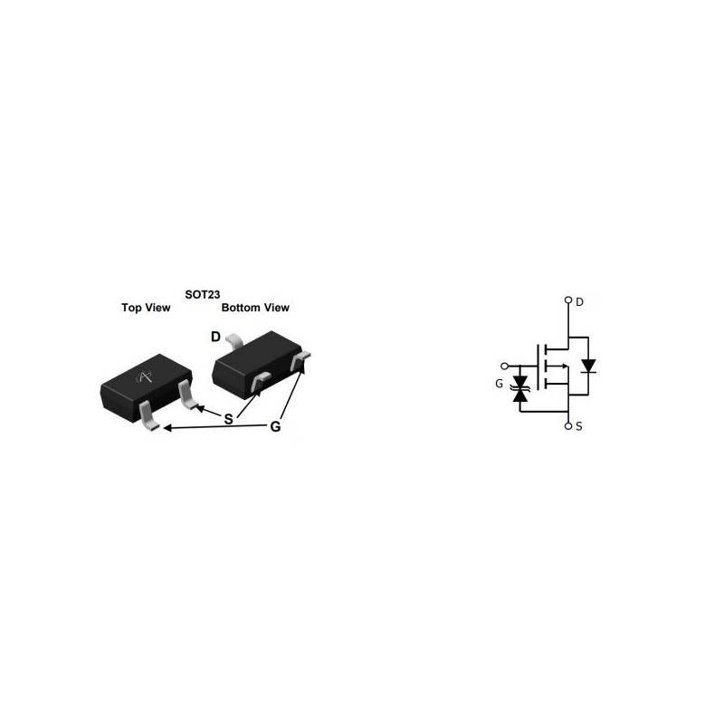 AO3415 TRANSISTOR MOSFET CANAL P SMD 20V 4A AFCP -12
