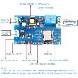 ESP12F RELAY X1 AC