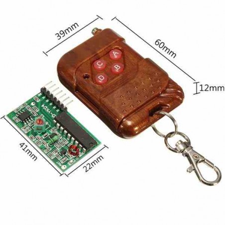 KIT MÓDULO RF RADIOFRECUENCIA CON CONTROL REMOTO 315MHZ