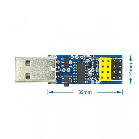 PROGRAMADOR CH340C USB ESP8266 ESP-01S ADAPTADOR ESP PROG V1 -5