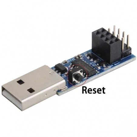 PROGRAMADOR CH340C USB ESP8266 ESP-01S ADAPTADOR ESP PROG V1 -5