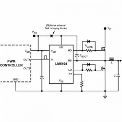 LM5104 DRIVER CONTROL DE POTENCIA