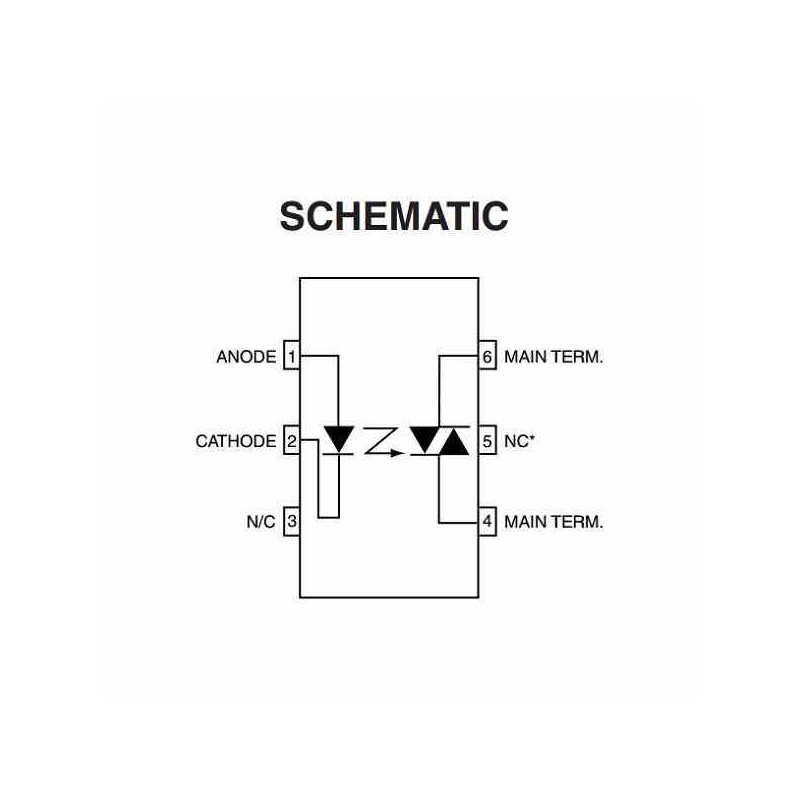 MOC3020 OPTOACOPLADOR