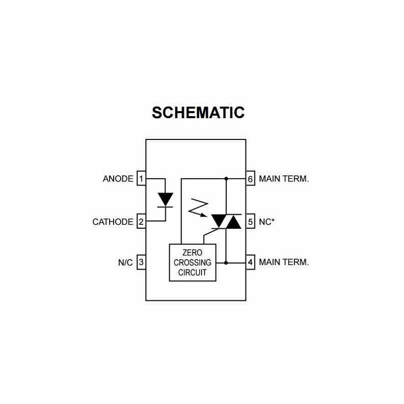 MOC3063 OPTOACOPLADOR