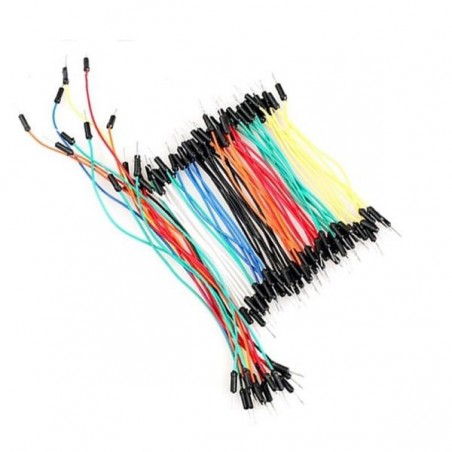 SET 65 CABLES DUPONT MACHO MACHO JUMPER PARA PROTOBOARD -5