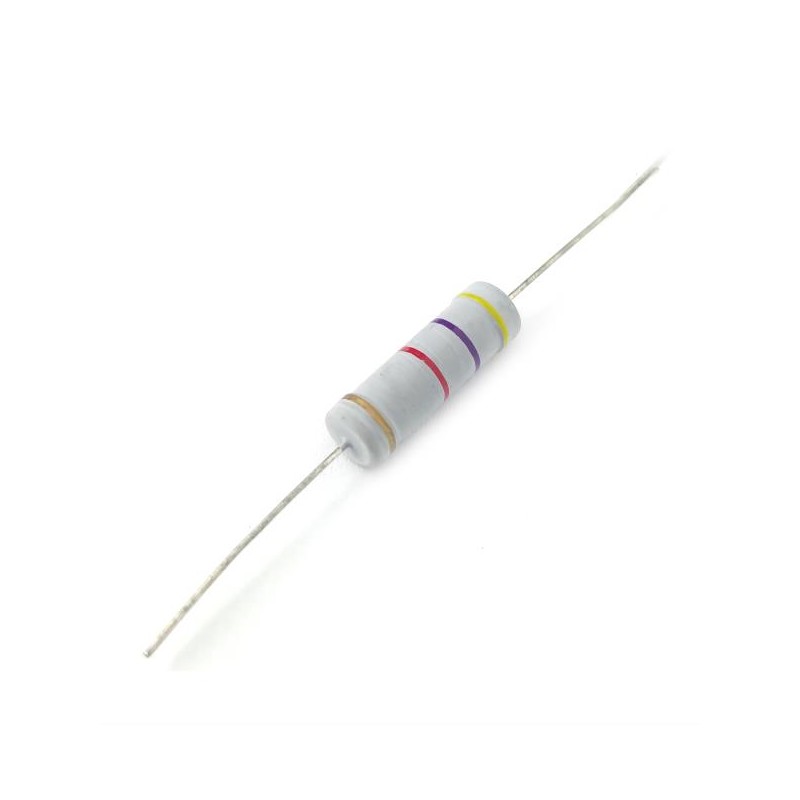 Resistenza Wirewound 10W Resistenza A Filo 10 Watt In Ossido Di Metallo - Valori Da 0.05 A 47K Ohm, Tolleranza 5% Resistenze A Filo 10w 5