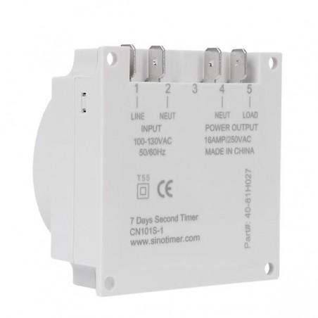 INTERRUPTOR TEMPORIZADOR PROGRAMABLE AC 220V 110V, DC 12V 16A 25A BUEN  temporizador Din Rail