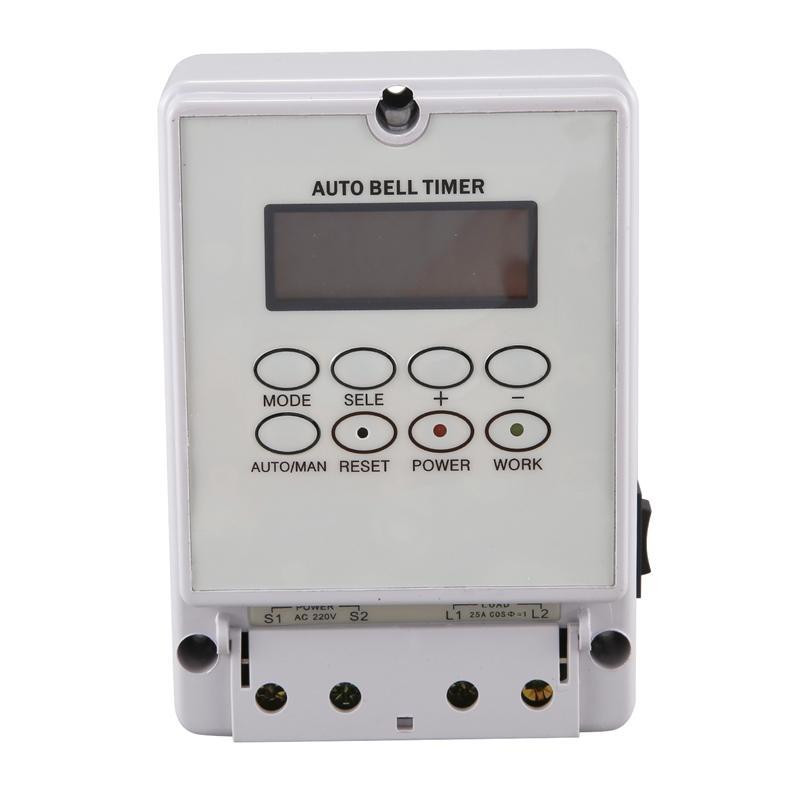 AUTO BELL TIMER 220V TIMBRE AUTOMATICO PARA COLEGIOS INDUSTRIA   Auto Bell Timer 