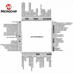 DSPIC33EP256MU810-E/PT MICROCONTROLADOR TQFP 100