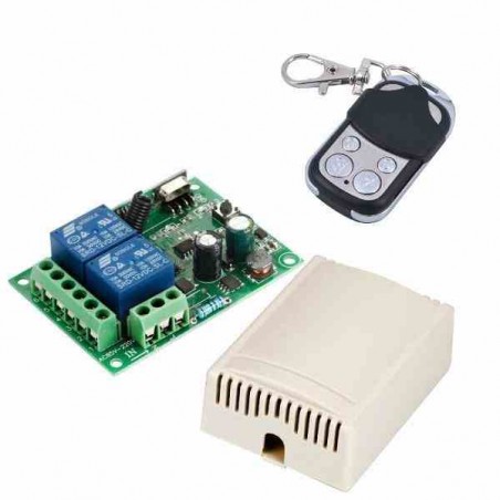 RELE RELAY INALAMBRICO RECEPTOR 120VAC  2 CANALES + CONTROL
