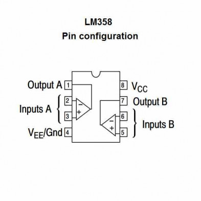 thumbnail image 2 of 50PCS LM358N Dual Operational Amplifier IC – DIP-8 Package (0-70°C), Unbranded 2 of 3