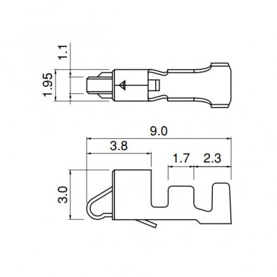 JST SM 2.5MM PIN FEMALE