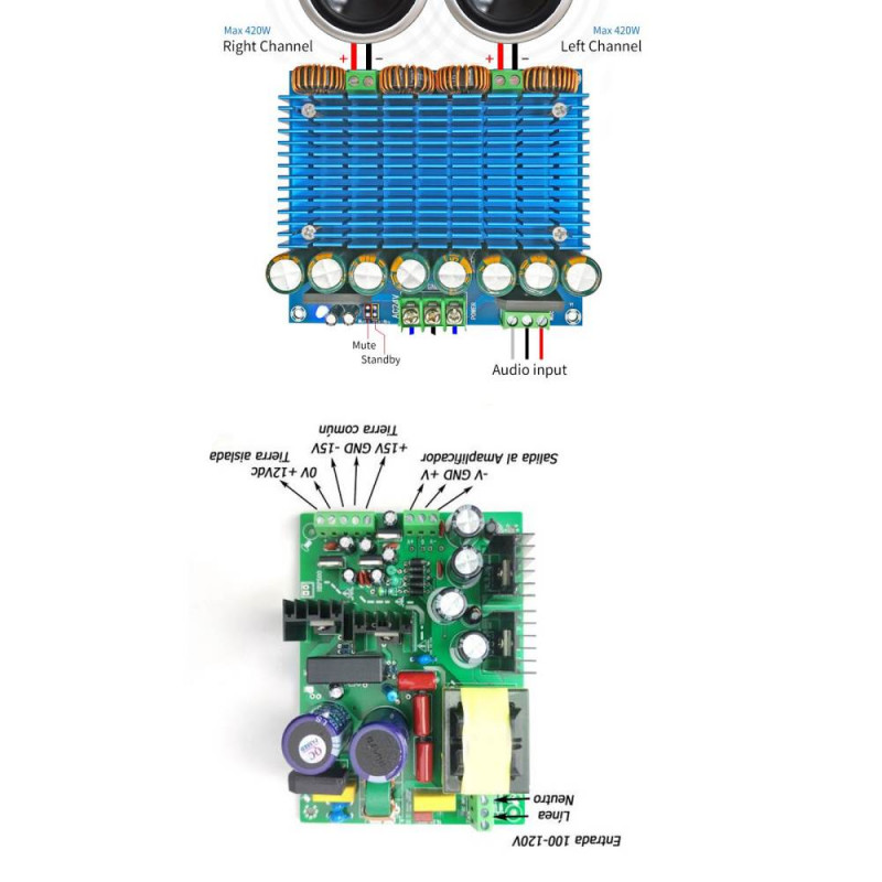 Alimentatore audio simmetrico con trasformatore EI 42 6VA +/- 18V 2 Alimentatore audio simmetrico con trasformatore EI 42 6VA +/- 18V 2