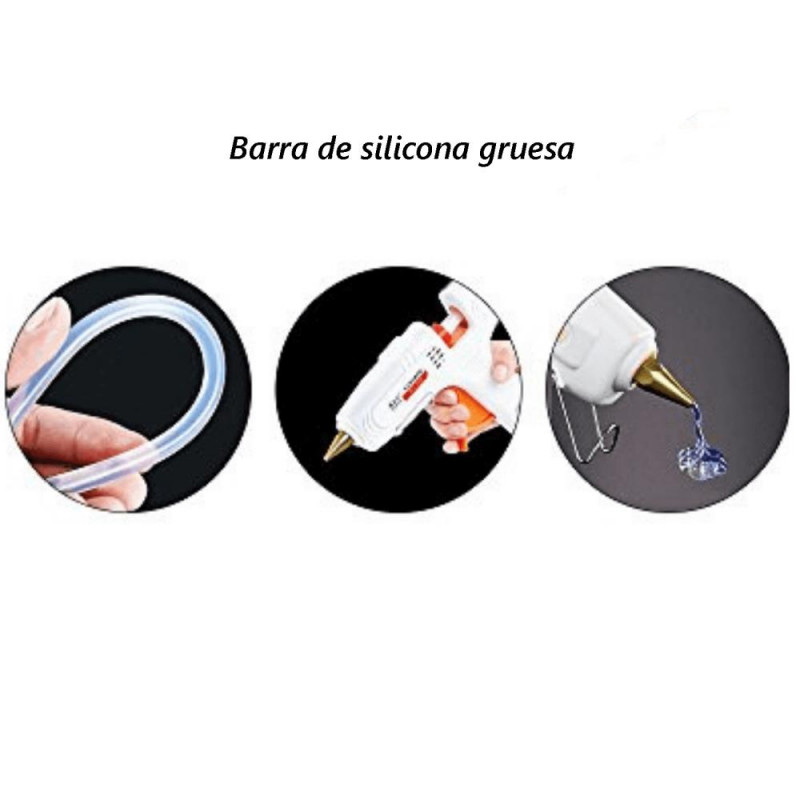 PISTOLA DE SILICONA PARA MANUALIDADES 20 W, Pistola Silicona Manualidades - Reha