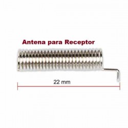 ANTENA PARA RECEPTOR RADIOFRECUENCIA RF 433MHZ