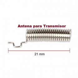 ANTENA PARA TRANSMISOR RADIOFRECUENCIA RF 433MHZ