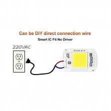 LED COB 10W 220VAC WHITE