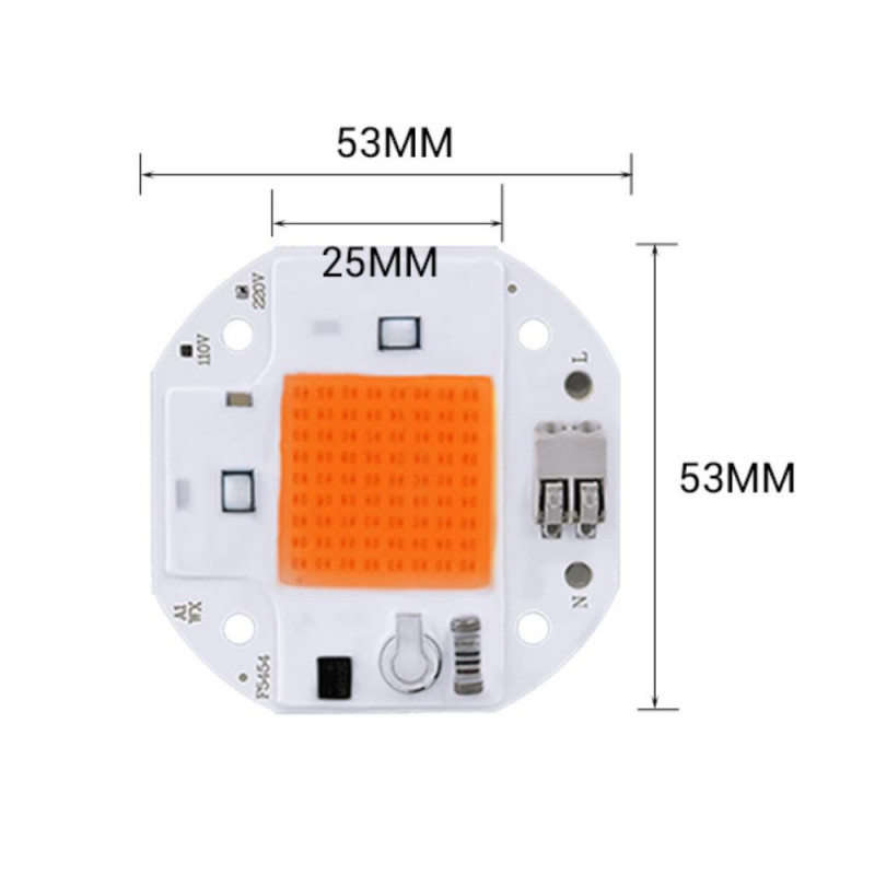 Chips LED COB, 12 Piezas Componente Emisor 5W 15-17V Para Focos De Bricolaje Downlight Lámpara De Techo (luz Blanca