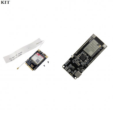 KIT A7670SA 4G LTE CAT1 IOT + T-PCIE ESP32 WROVER 16M