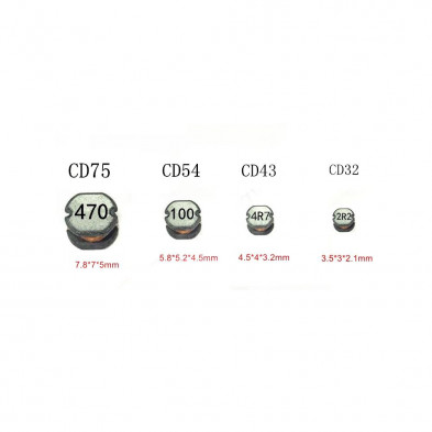 INDUCTOR SMD CD75