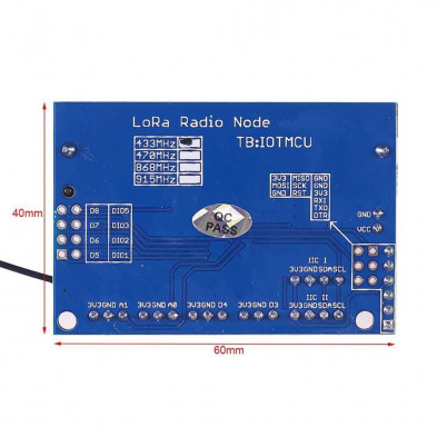 LORA NODE V1.0 RFM98 433MHZ