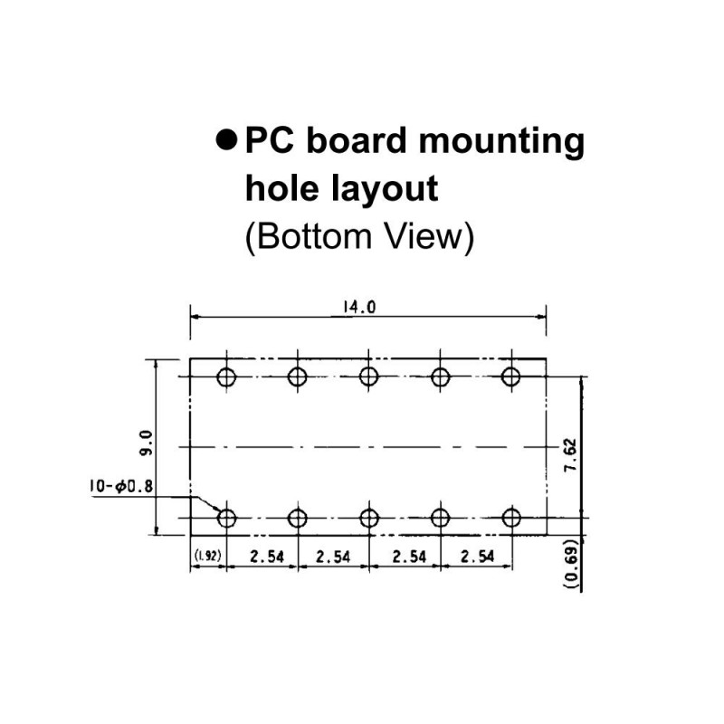 RY5W-K 5V Dpdt Signal Relè Per Audio 5VDC Miniatura Spedizione - Foto 2