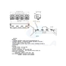 CONECTOR JACK 4 DE PUERTOS RJ45