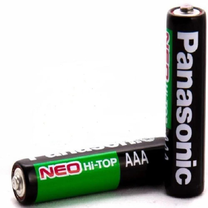 PAR X2 BATERIAS PILAS AAA PANASONIC ALTA CALIDAD NEO HI-TOP
