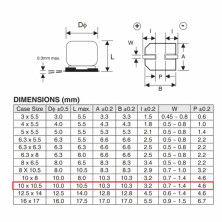 C SMD 100UF 50V