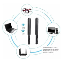 2.4/5.8GHZ 8DBI RP SMA HEMBRA