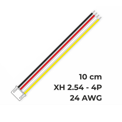 JST CABLE XH2.54 4PIN 10CM