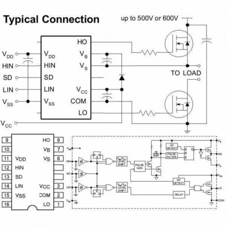 IR2113S SMD DRIVER PARA INVERSOR SENOIDAL