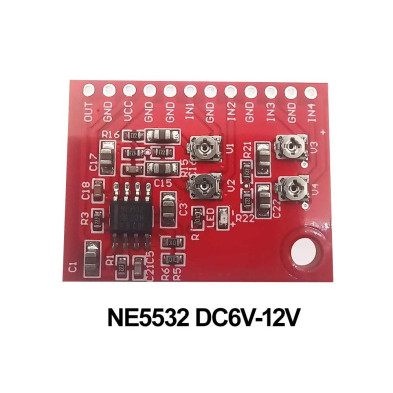 NE5532 MIXER 4 INPUT