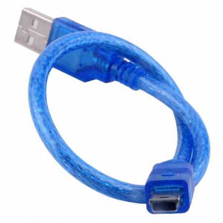 Cable USB Tipo A a Mini USB 30cm para Arduino - MEGATRONICA