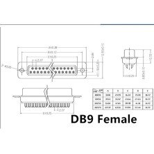 DB9 FEMALE