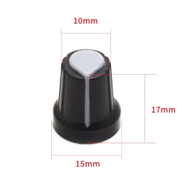 KNOB 15X17MM 